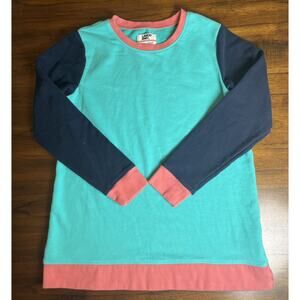 Lands' End Serious Sweats Crewneck Tunic Sweatshirt Wm Sz M Color Cozy Comfort